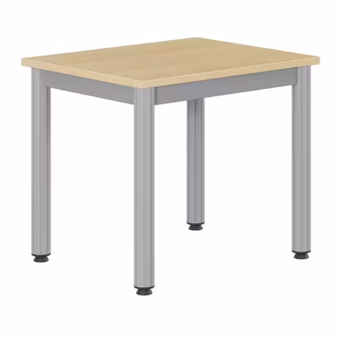 Table monoplace - Némo 60 x 50 cm - 4 pieds - taille 2 - lot de 2