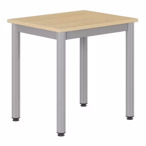 Table monoplace - Némo 60 x 50 cm - 4 pieds - taille 4 - lot de 2