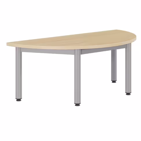 Table demi-ronde - Némo 120 x 60 cm - 4 pieds - taille 1 - lot de 2