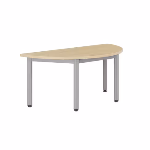 Table demi-ronde - Némo 120 x 60 cm - 4 pieds - taille 2 - lot de 2