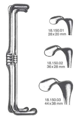 RICHARDSON ecarteur 28x20mm, 24cm