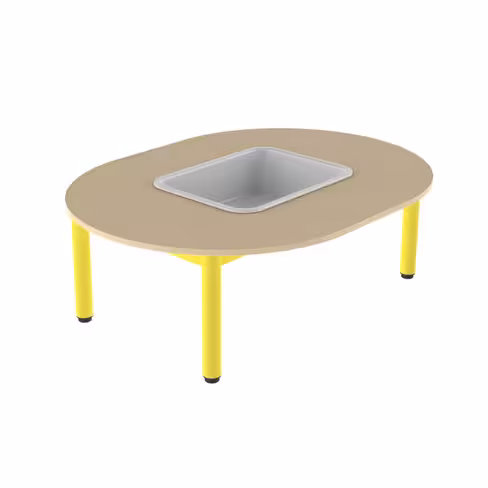 Table ovale - Némo 120 x 90 cm - 4 pieds - taille 0