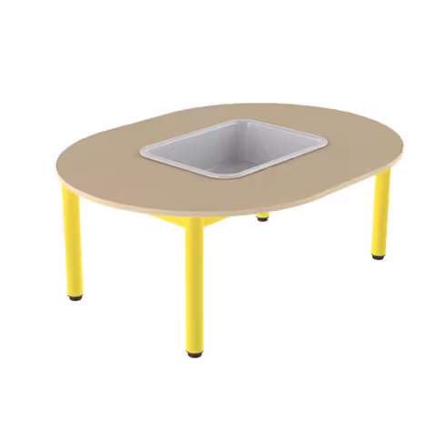 Table ovale - Némo 120 x 90 cm - 4 pieds - taille 1