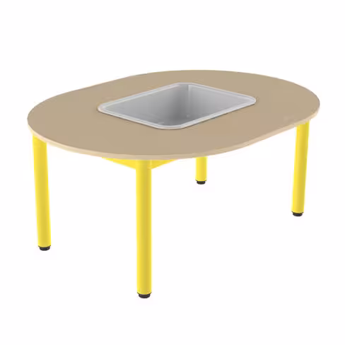 Table ovale - Némo 120 x 90 cm - 4 pieds - taille 2