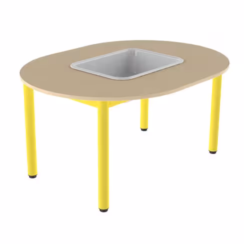 Table ovale - Némo 120 x 90 cm - 4 pieds - taille 3