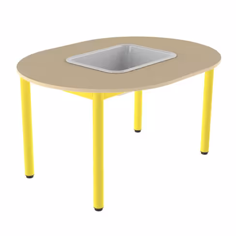 Table ovale - Némo 120 x 90 cm - 4 pieds - taille 4
