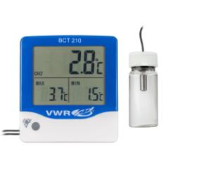 Thermomètre d alarme nuM2rique VWR bct220 avec 2 sondes ntc externes dans une bouteille de glycol (- 50 ° c à + 70 ° c),