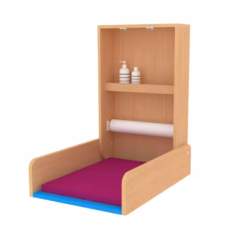 Table à langer mural rabattable