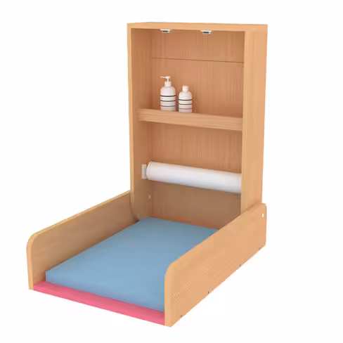 Rouleau de serviettes jetables pour table à langer murale rabattable