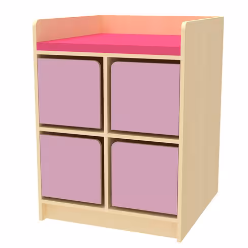 Meuble de change avec portes