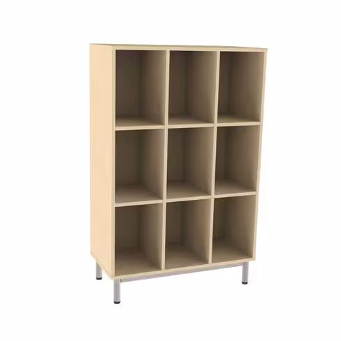 Meuble 9 cases - h. 140 cm - piétement fixe