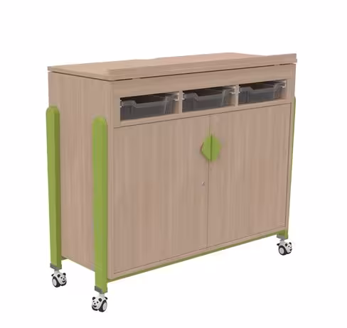 Meuble K Briol pour enseignant - mobile - plateau inclinable