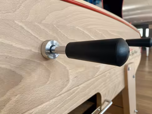 Poignée de rechange longues pour baby-foot - lot de 8