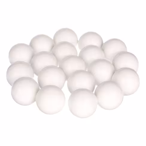 Balle de baby-foot en liège blanc - lot de 20
