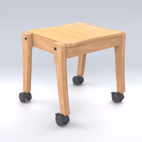 Tabouret bas mobile Wiki Cat' pour adultes