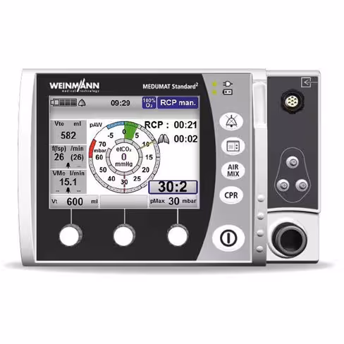 Ventilateur MEDUMAT Standard 2, avec spirométrie