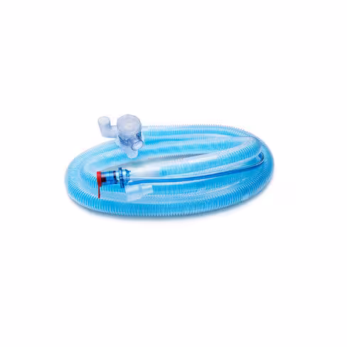 Circuit patient, coaxial, à usage unique, avec valve expiratoire, longueur de 2.4 m, lot de 10