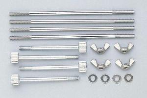 Masterflex L/S Easy-Load II Pump Head Mounting Hardware, Three Pump Heads Stainless Steel 2/Set