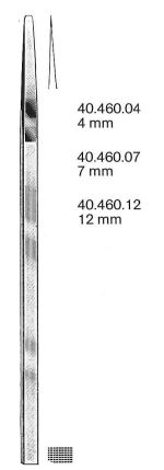 COTTLE ciseau-burin 7 mm 18cm