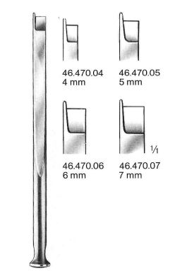FOMON ciseau-burin 4 mm 17cm