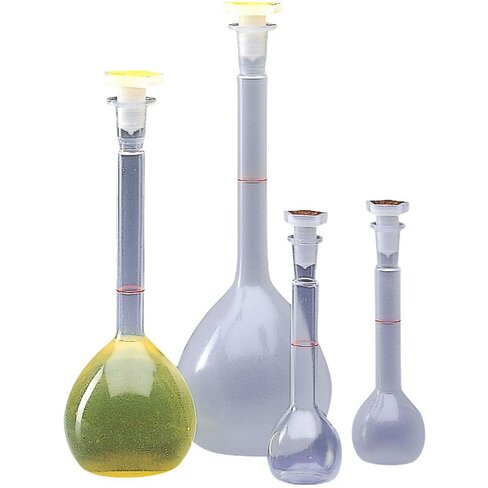 Fiole jaugée en PP Classe B avec bouchon rodé 1000 ml