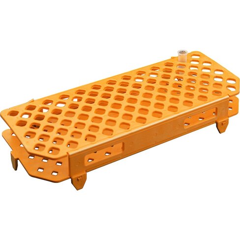 Support PP jaune pour 100 micro-Tube