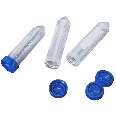 Tube à centrifuger capuchon d obturation 15 ml en vrac par 25 x 500