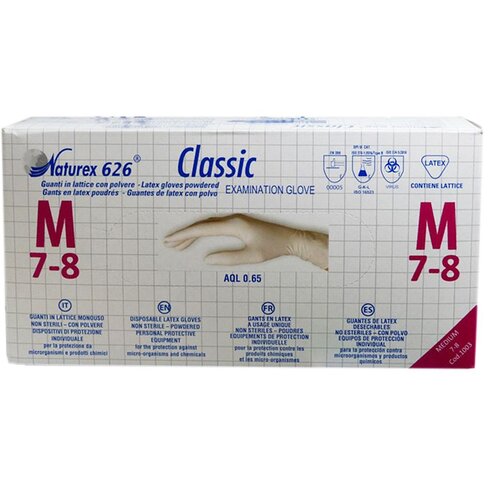 Gant Latex poudré NATUREX 626 CLASSIc taille XL x 100