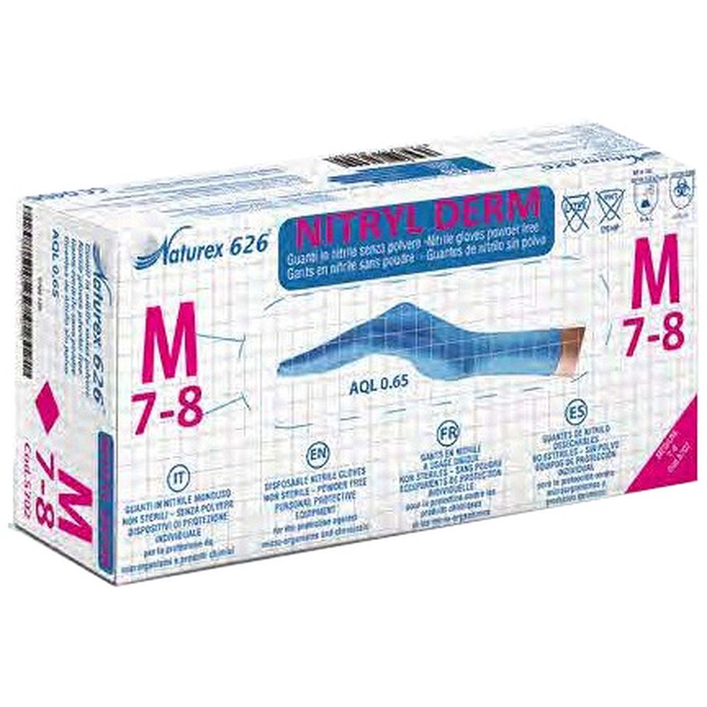 Gant nitrile non poudré taille 6 - XS x 100