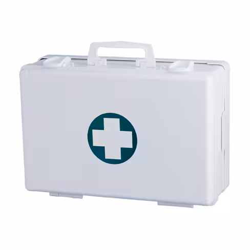 Mallette de premiers secours murale grand modèle - polypropylène blanc