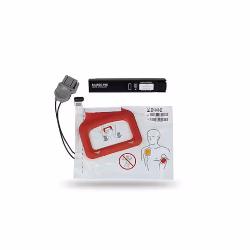Kit de remplacement {1 pile, 1 paire d'électrodes de défibrillation adulte} [grand public]