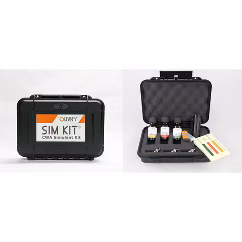 Coffret SIM-KIT Compact - Simulants d'agents chimiques H-V-G