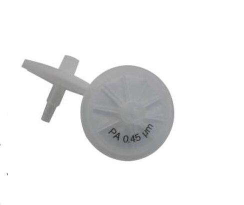 15 mm HPLC Syringe Filter, Regenerated Cellulose (RC), transparent, 0.2µm, with Luer Lock Inlet and Luer Outlet100