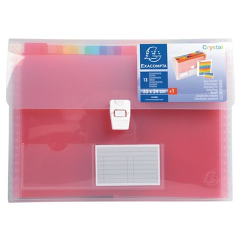 Westfolio Valisette Trieur A2 Type G Violet - Range Documents 200 Feuilles | Archivage Sans Acide