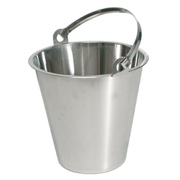 Seau gradué inox - 12 litres - Ø 31 cm avec anse