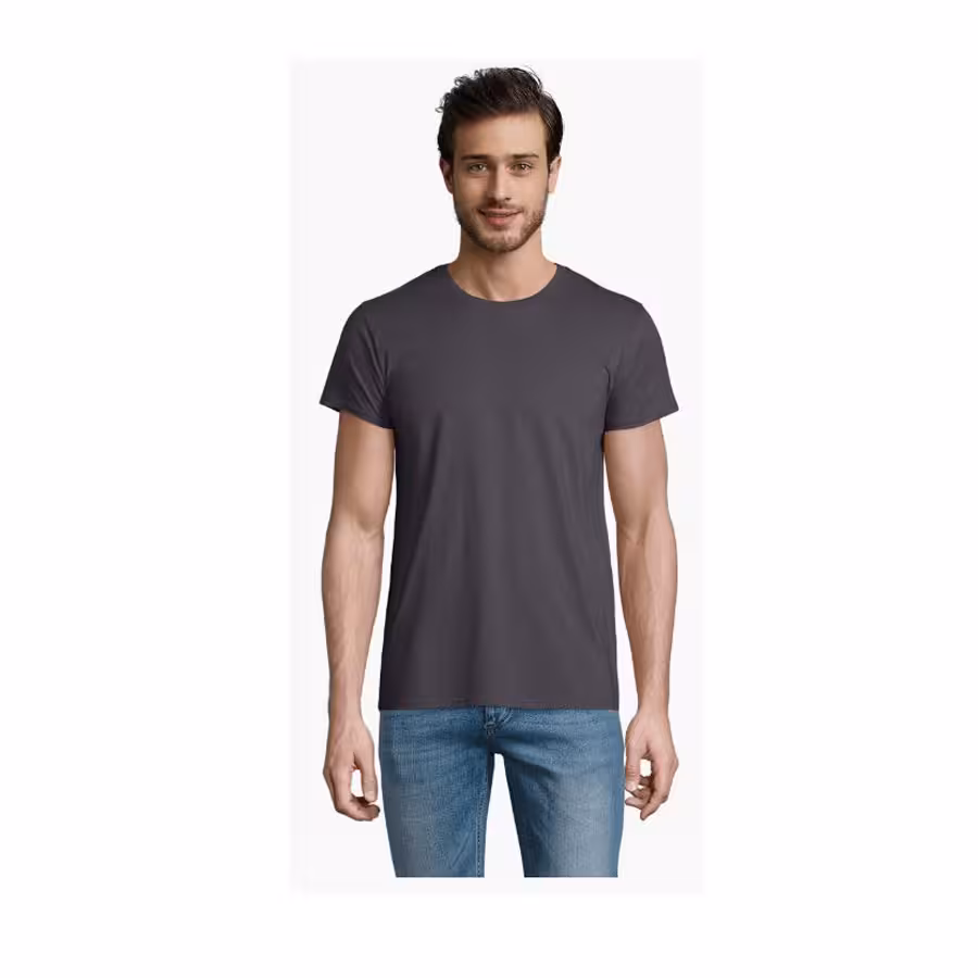 Tee-shirt manches courtes Pioneer - Solo Invest - 100% coton bio - col rond - coloris au choix - taille au choix
