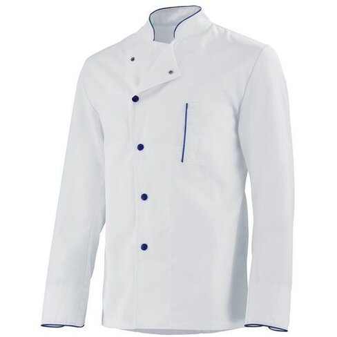 Veste de cuisine Alain - 2MIXGPCLCM8 - Lafont - 67% polyester 33% coton - blanc/marine - taille 3 -