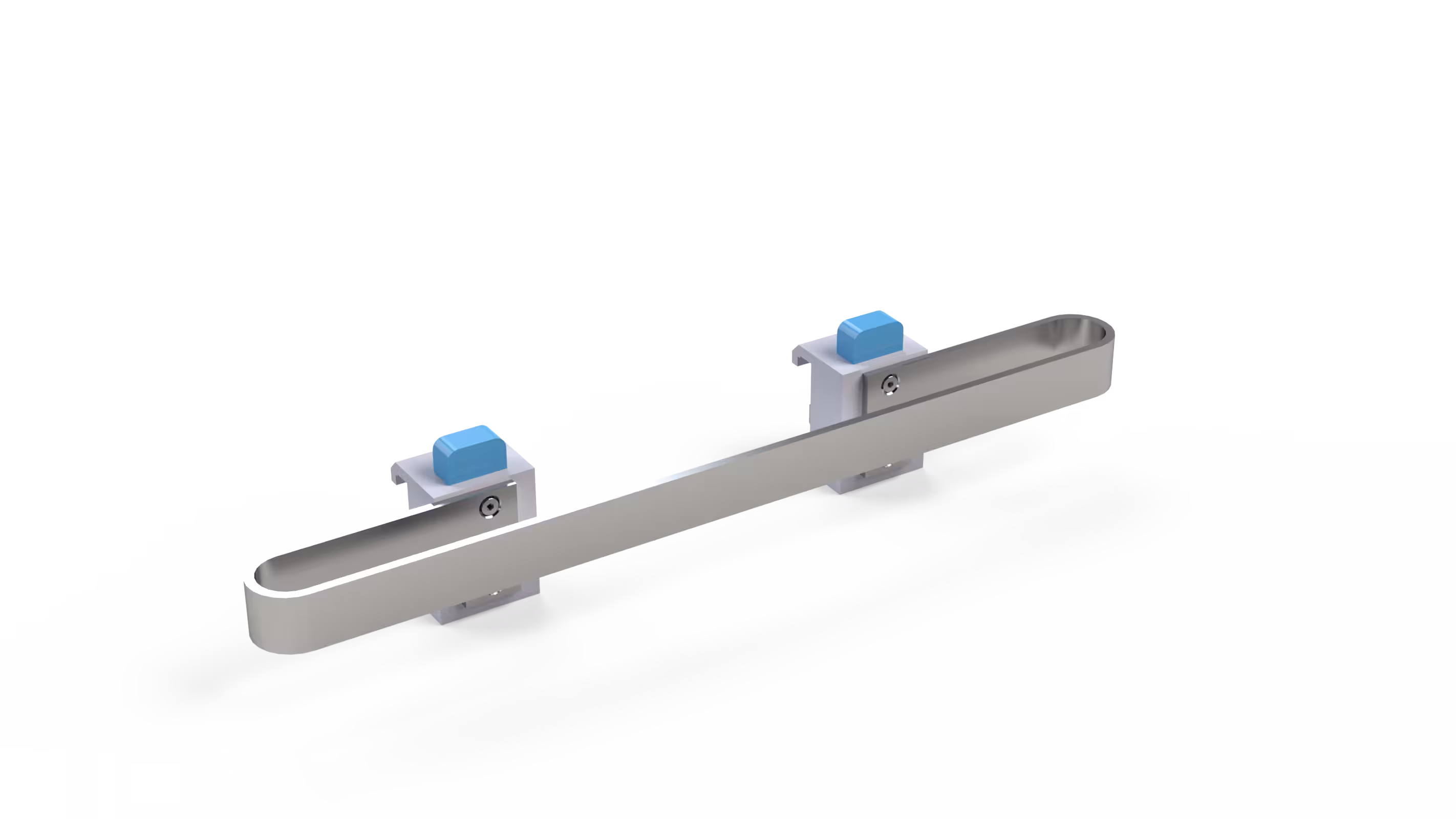 Dispositif d'accrochage amovible - fixé sur 2 griffes de rail