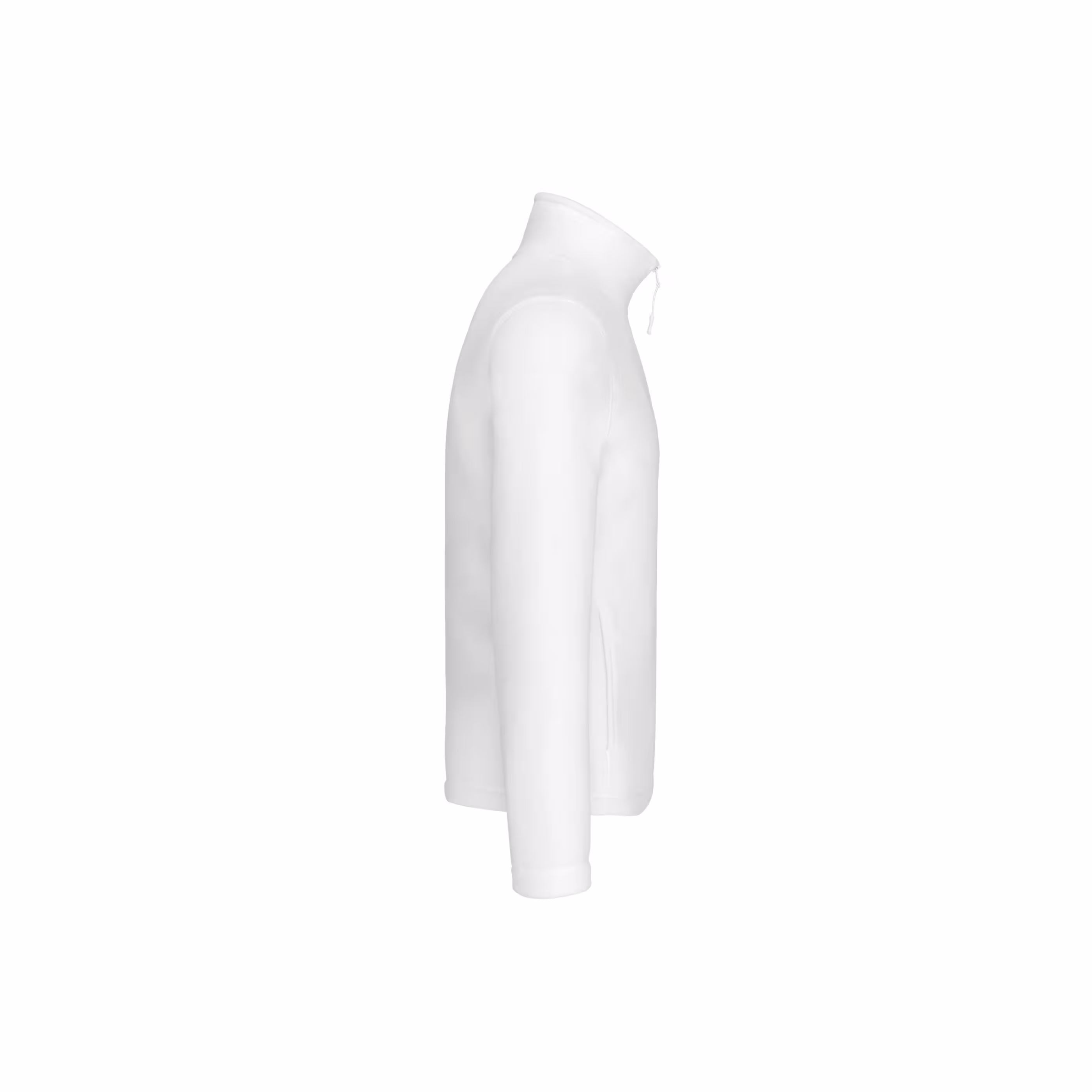 Pull polaire col zippé Enzo - Kariban - Toptex - 100 % polyester - taille au choix - blanc