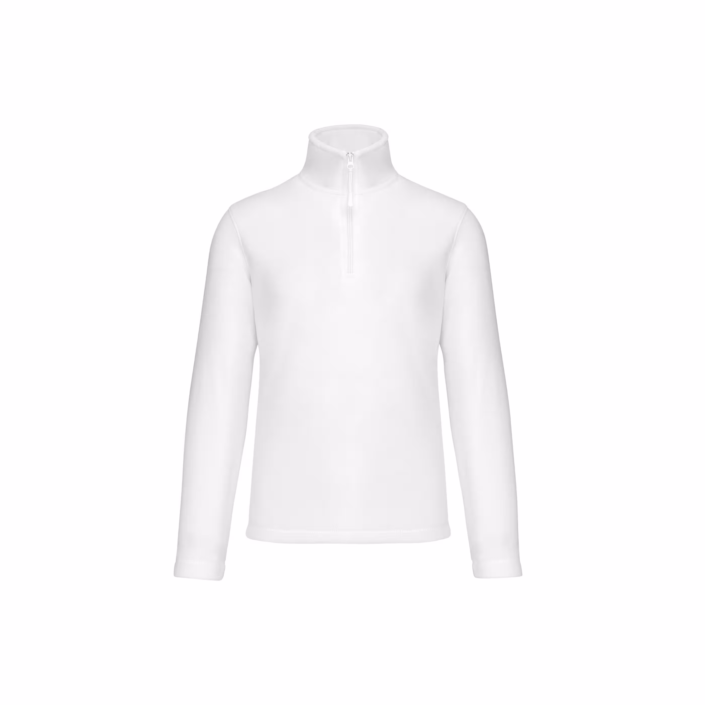 Pull polaire col zippé Enzo - Kariban - Toptex - 100 % polyester - taille au choix - blanc