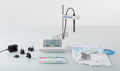 Ph-mètre de paillasse fiveeasy plus fp20-bio ph/mv avec sonde le410