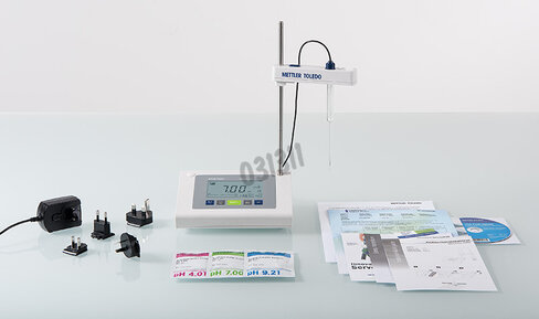 Ph-mètre de paillasse fiveeasy plus fp20-micro ph/mv avec sonde le422