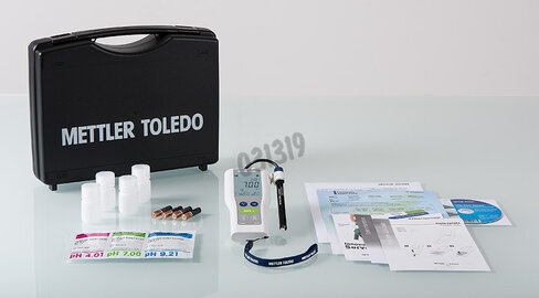 Ph-mètre portable fivego f2-field ph/mv avec électrode le438 ip67 et mallette