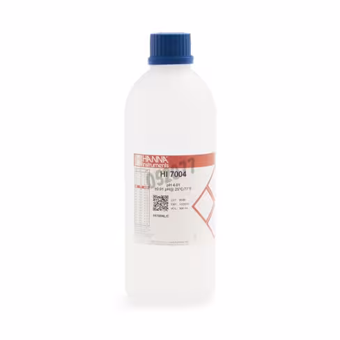 Solution ph 4 certificat d analyse 500 mL