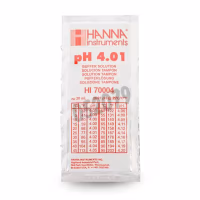 Solution ph 4.01 sachet de 20ml 25 pcs