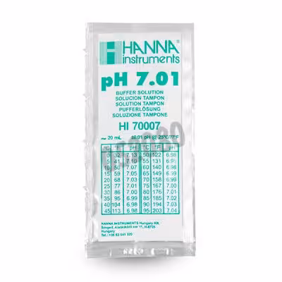 Solution ph 7.01 sachets de 20 ml 25 pcs