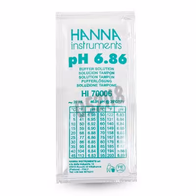 Solution tampon ph 6.86 sachets de 20 ml - 25 pcs