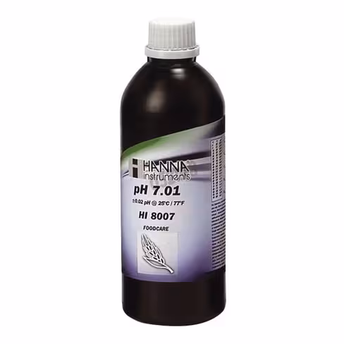 Solution ph 7 flacon fda certificat d analyse 500 mL