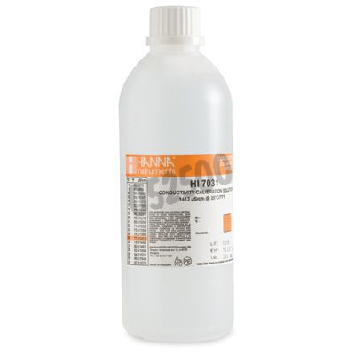 Solution conductivite 1413 µs/cm avec certificat d analyse 500 mL