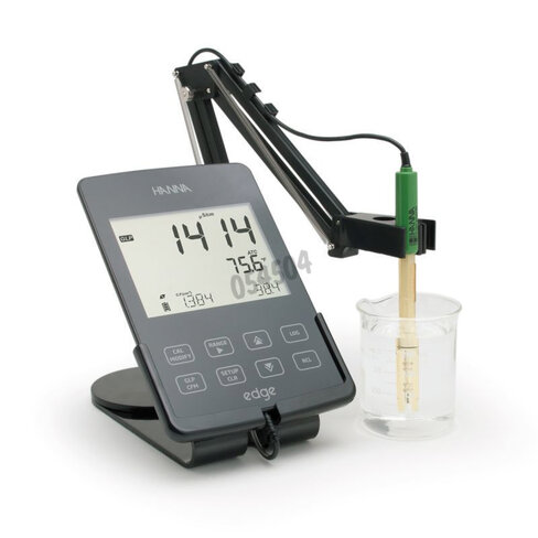 Conductimètre Hanna edge kit ec sonde hi 763100 et étalons conductivité